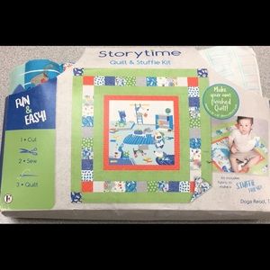 🌹STORYTIME PLAYROOM Quilt & Stuffie Kit & PET